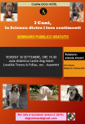 Seminario - I Cani, la scienza dietro i loro sentimenti 