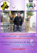 Seminario: L'educazione del cane - etologia classica